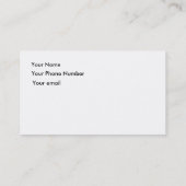 曲芸師の名刺 名刺 (裏面)