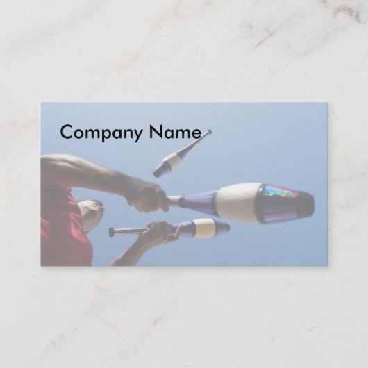 曲芸師の名刺 名刺 (正面)