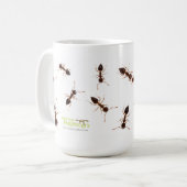 曲芸師の蟻のマグ コーヒーマグカップ (正面左)