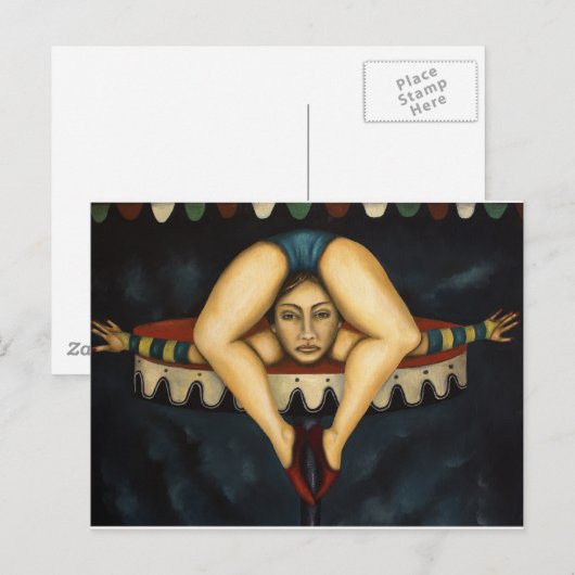 曲芸師 ポストカード (正面/裏面)