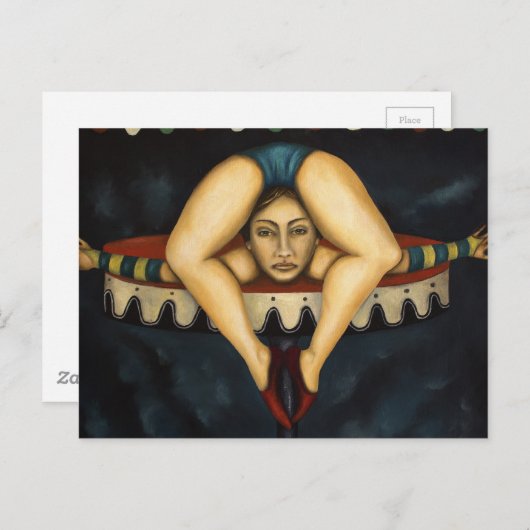 曲芸師 ポストカード (正面/裏面)