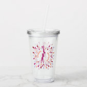 曲芸的な体操のアクリルのタンブラー アクリルタンブラー (裏面)