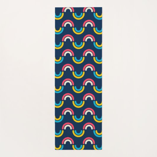 曲虹 ヨガマット (裏面)