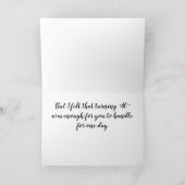 曲遊**40歳のバースディーカードでない** カード (内部)