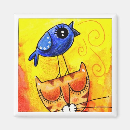 曲 – 四角マグネット マグネット (正面)