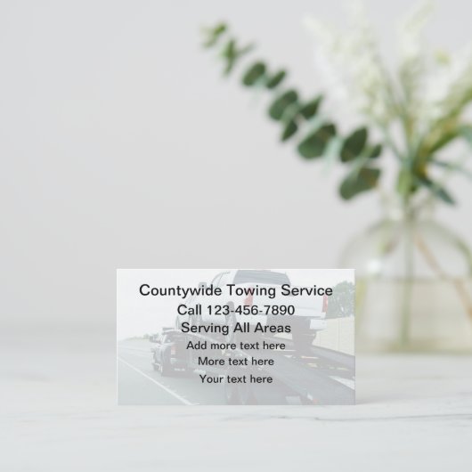 曳クール航業車の務 名刺 (スタンド正面)