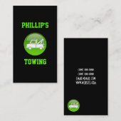 曳航トラック曳航車サービス名刺 名刺 (正面/裏面)