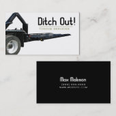 曳航会社の自動車サービス輸送 名刺 (正面/裏面)