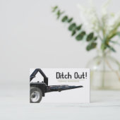 曳航会社の自動車サービス輸送 名刺 (スタンド正面)