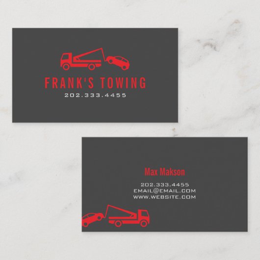 曳航会社 名刺 (正面/裏面)