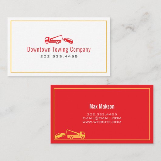 曳航会社 名刺 (正面/裏面)