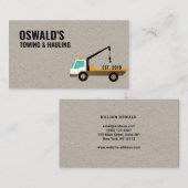 曳航及び運搬サービス名刺 名刺 (正面/裏面)