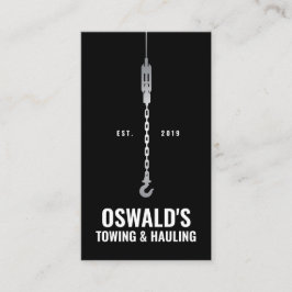 曳航及び運搬 名刺