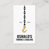 曳航及び運搬 名刺 (正面)