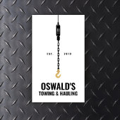 曳航及び運搬 名刺