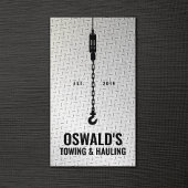 曳航及び運搬 名刺