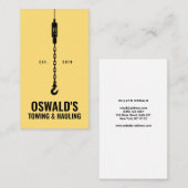 曳航及び運搬 名刺 (正面/裏面)