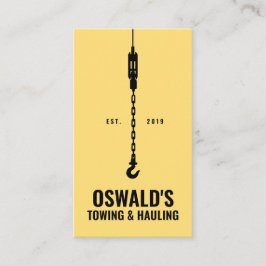 曳航及び運搬 名刺