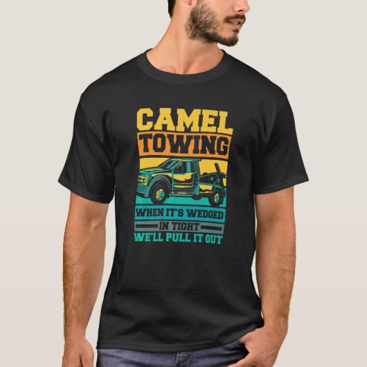 曳航時にラクダが曳航する Tシャツ (正面)