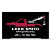 曳航業務 マグネット名刺 (正面)