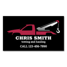 曳航業務 マグネット名刺