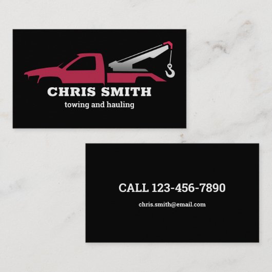 曳航業務 名刺 (正面/裏面)