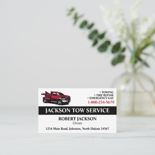 曳航業務 名刺 (スタンド正面)