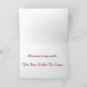 更年期のグリーティングカード カード (内部)