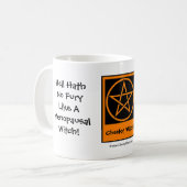 更年期の魔女に似た怒りは無い!カップ/マグカップ コーヒーマグカップ (正面左)