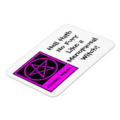 更年期の魔女冷蔵庫用マグネットバイチーキーウィッチ マグネット (左側)