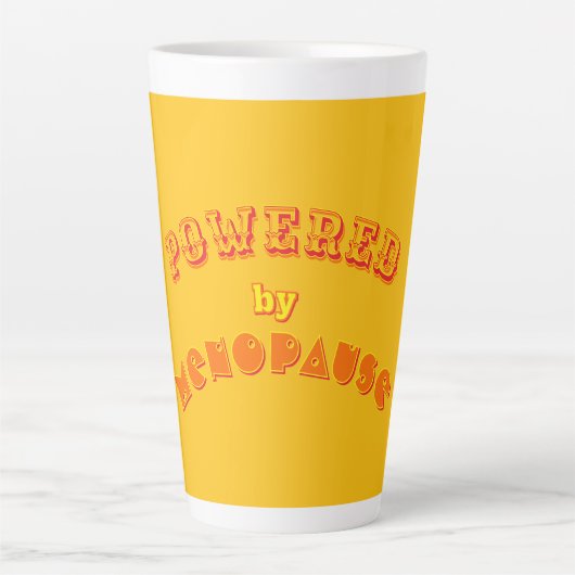 更年期パワー2  カフェラテマグ (正面)