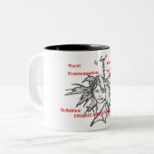 更年期温暖化マグ ツートーンマグカップ (正面左)