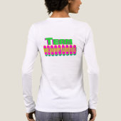 更年期障害6で動く トライブレンドＴシャツ (背面)