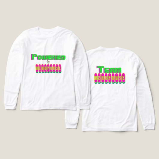 更年期障害6で動く トライブレンドＴシャツ (デザイン 正面＆背面)