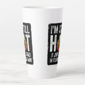 更年期障害(まだ暑い)ラテマグカップ カフェラテマグ (正面)