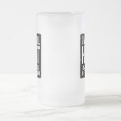 更年期(まだ暑い)曇りガラスビールマグ フロストグラスビールジョッキ (中央)