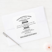 更新されたアーカンサスのコテージ食品法ラベル スクエアシール (封筒)