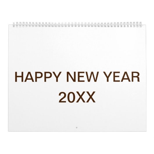 更新されたカスタムTextLogoカレンダー カレンダー (カバー)