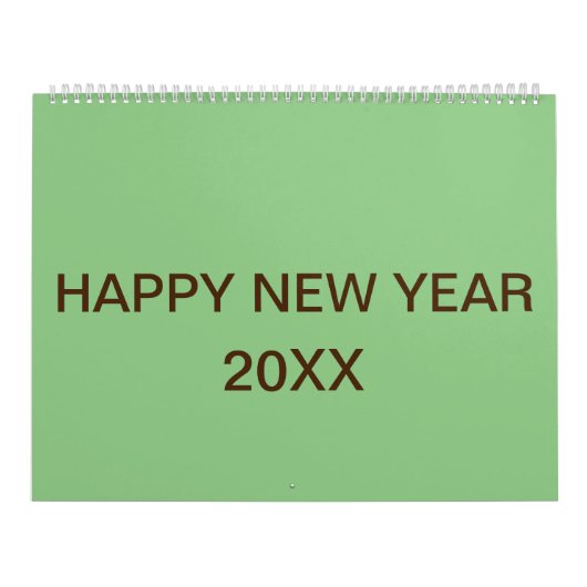 更新されたカスタムTextLogoカレンダー カレンダー (カバー)