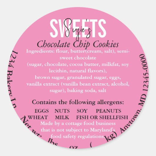 更新されたメリーランド州コテージ法成分 ラウンドシール (正面)