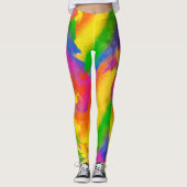 更新された数々の色のレギンス レギンス (正面)