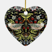 更新されるウィリアム・モリスの鳥および花2 セラミックオーナメント (裏面)