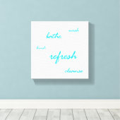 更新する時間 キャンバスプリント (インサイチュ (ウッドフロア))