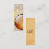 更新の宝石のしおりの名刺 スキニー名刺 (正面/裏面)