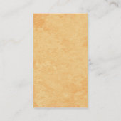 更新の宝石の縦の名刺 名刺 (裏面)