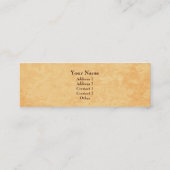 更新の曼荼羅のしおりの名刺 スキニー名刺 (裏面)