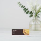 更新の曼荼羅のプロフィールの名刺 スキニー名刺 (スタンド正面)