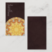 更新の曼荼羅の縦の名刺 名刺 (正面/裏面)