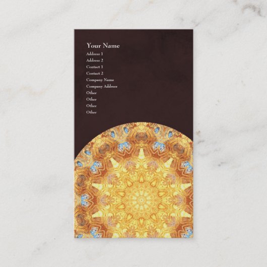 更新の曼荼羅の縦の名刺 名刺 (正面)