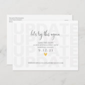 更新日付の変更日付の保存 案内ポストカード (正面/裏面)